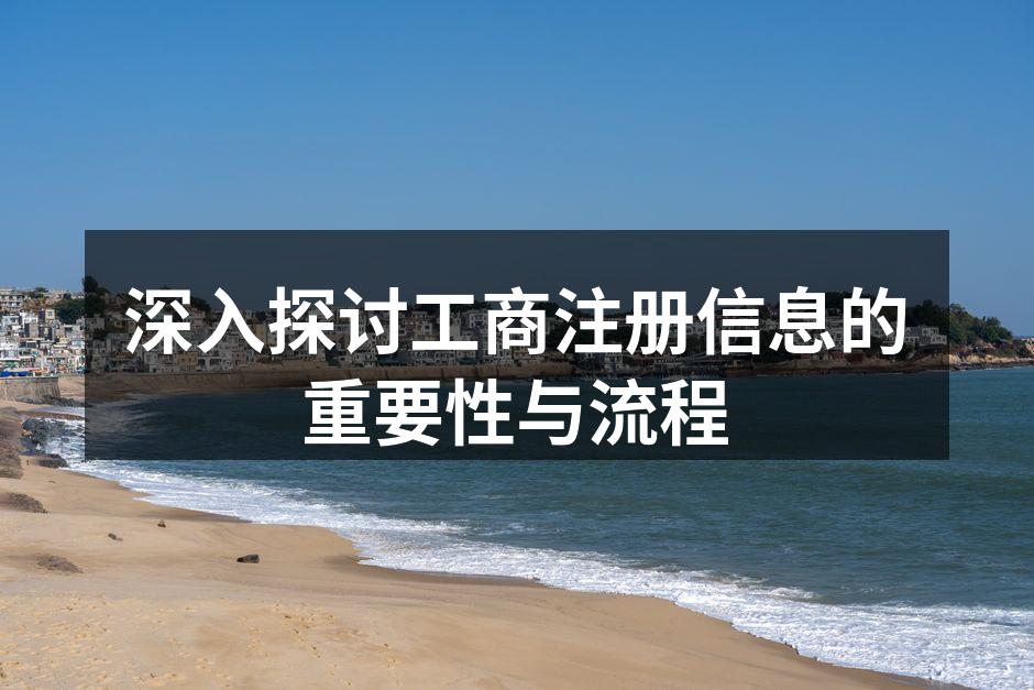工商注册流程图示